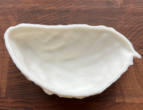 HOUSE OF OYSTERS HANDMADE MONT BLANC BISKUITPORZELLAN AUSTERNSCHÄLCHEN TYP 2