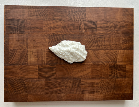 HOUSE OF OYSTERS HANDMADE MONT BLANC PORZELLAN AUSTERNSCHÄLCHEN TYP 3