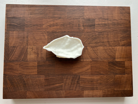 HOUSE OF OYSTERS HANDMADE MONT BLANC BISKUITPORZELLAN AUSTERNSCHÄLCHEN TYP 3