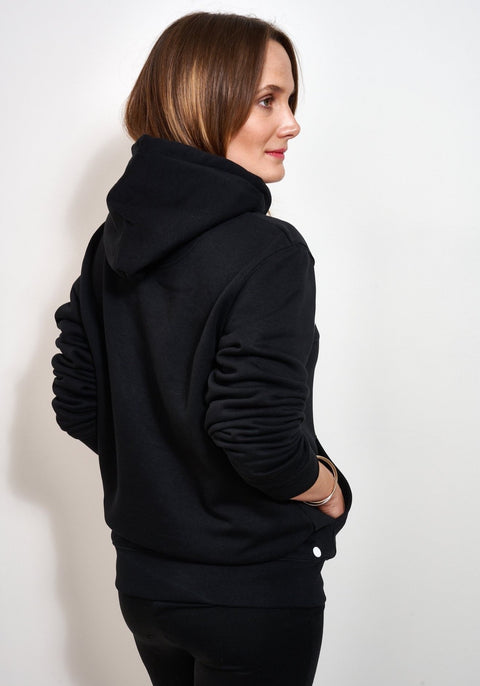 HOODIE BLACK LA PERLE NOIRE / UNISEX