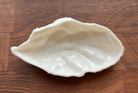 HOUSE OF OYSTERS HANDMADE MONT BLANC PORZELLAN AUSTERSCHÄLCHEN TYP 1