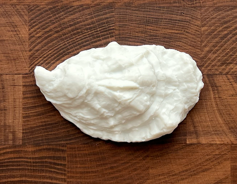 HOUSE OF OYSTERS HANDMADE MONT BLANC BISKUITPORZELLAN AUSTERNSCHÄLCHEN TYP 1