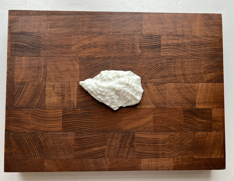 HOUSE OF OYSTERS HANDMADE MONT BLANC BISKUITPORZELLAN AUSTERNSCHÄLCHEN TYP 3