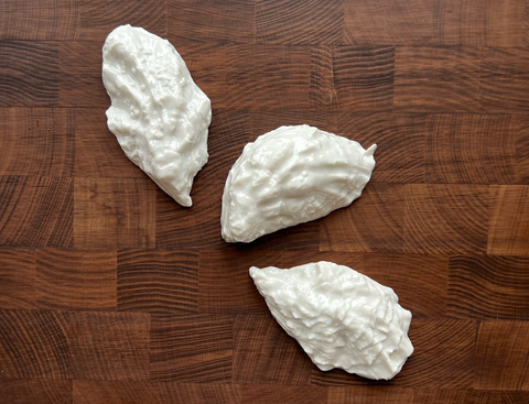 HOUSE OF OYSTERS HANDMADE MONT BLANC PORZELLAN AUSTERSCHÄLCHEN TYP 1