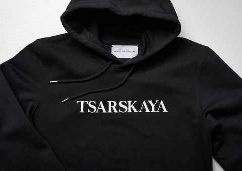 HOODIE BLACK TSARSKAYA / UNISEX
