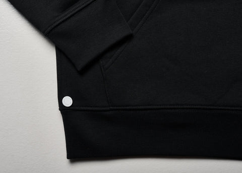 HOODIE BLACK EMERALD ROCK / UNISEX 
