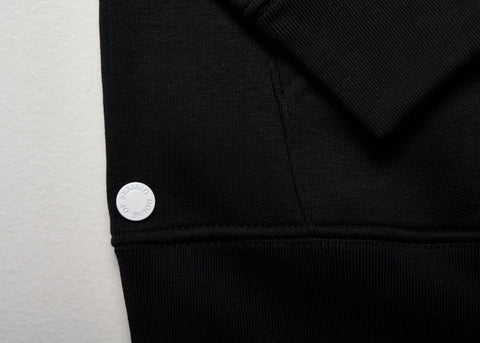 HOODIE BLACK EMERALD ROCK / UNISEX 