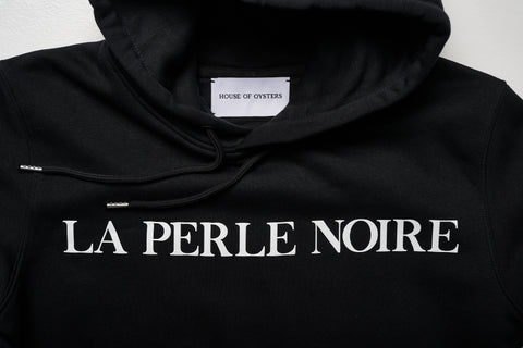 HOODIE BLACK LA PERLE NOIRE / UNISEX 