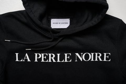 HOODIE BLACK LA PERLE NOIRE / UNISEX