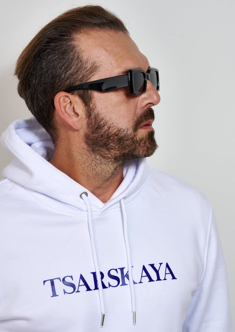 HOODIE WHITE TSARSKAYA  / UNISEX